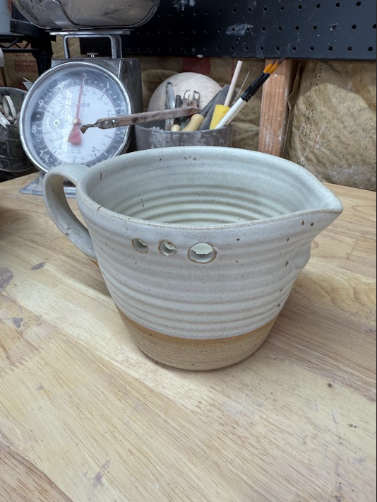 Handcrafted Egg Beater Bowl with Whisk