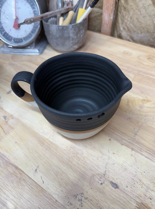 Handcrafted Egg Beater Bowl with Whisk