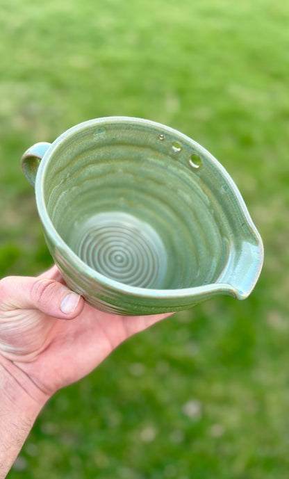 Handcrafted Egg Beater Bowl with Whisk