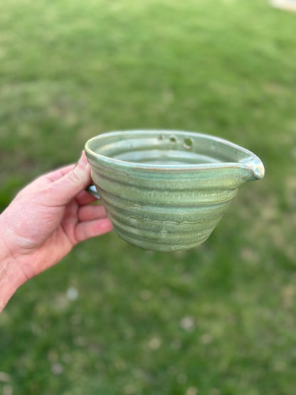 Handcrafted Egg Beater Bowl with Whisk