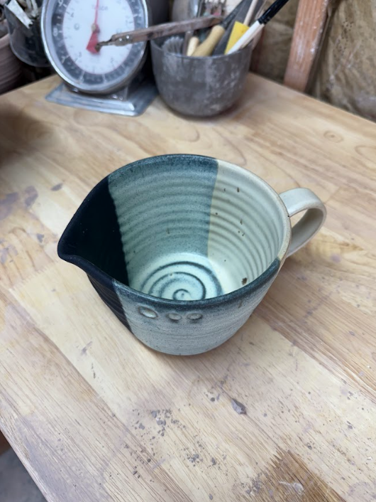 Handcrafted Egg Beater Bowl with Whisk