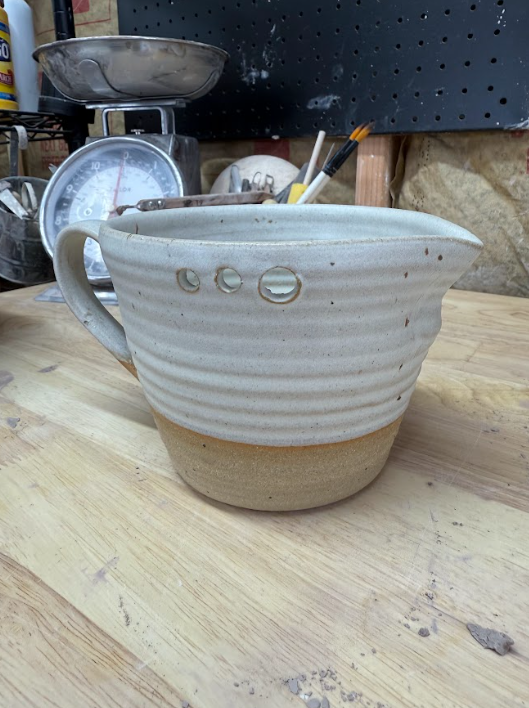 Handcrafted Egg Beater Bowl with Whisk